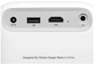 Проектор Wanbo Projector T2 max white (LCD, 1920x1080, 450Lm, 1.2:1, 3000:1, Smart TV, Android 9.0, 1+16GB, HDMI, USB, Wi-Fi, BT) (6970885350382)