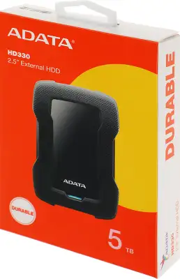 Внешний жесткий диск 5Tb [AHD330-5TU31-CBK] (HDD) ADATA HD330