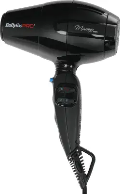 Фен Babyliss Pro Murano Ionic 2000Вт черный (BAB6160INRE)