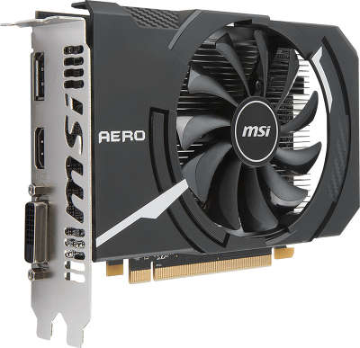 Видеокарта MSI AMD Radeon RX 550 AERO ITX 4G OC 4Gb DDR5 PCI-E DVI, HDMI, DP