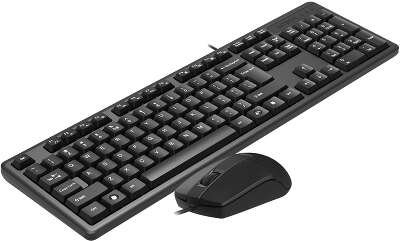 Клавиатура + мышь A4Tech KK-3330S клав:черный мышь:черный USB (KK-3330S USB (BLACK))
