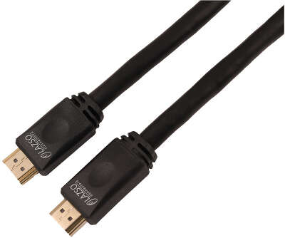 Кабель аудио-видео LAZSO WH-111 HDMI (m)/HDMI (m) 25м. позолоч.конт. черный (WH-111(25M))