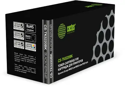 Картридж лазерный Cactus CS-TK5220BK TK-5220BK черный (1200стр.) для Kyocera Ecosys M5521cdn/M5521cdw/P5021cdn/P5021cdw