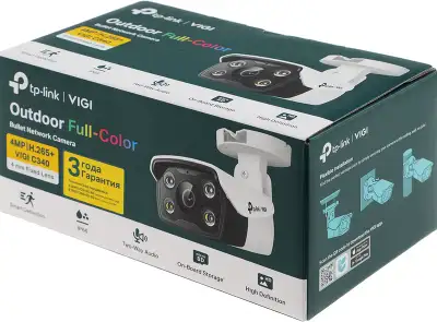 Камера видеонаблюдения IP TP-Link VIGI C340(4mm) 4-4мм цв. корп.:белый/черный