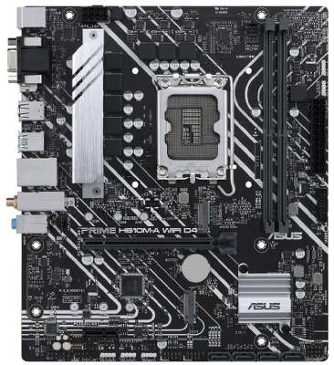 ASUS PRIME H610M-A WIFI D4 (Socket 1700, mATX, 2xDDR4(64GB), VGA/HDMI/DP, 1xPCIe 4.0x16/1xPCIe 3.0, 1xLAN, Wi-Fi, BT, 4xSATA 6Gb/s, 2xM.2, 2xUSB 3.2, 4xUSB 2.0, 2xPS/2)