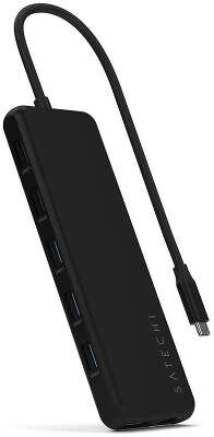 Адаптер Satechi 13-in-1 USB-C&2хHDMI&1хDP&4хUSB-А&1хEthernet Port&2хUSB-C PD&1хAudio 3.5 mm Triple Display Multiport Adapter. Цвет: черный