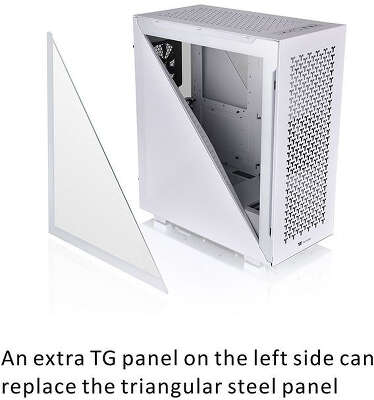 Корпус Thermaltake Divider 500 TG Air Snow, белый, ATX, Без БП (CA-1T4-00M6WN-02 )