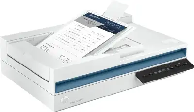 Сканер планшетный HP ScanJet Pro 2600 f1 (20G05A) A4 белый