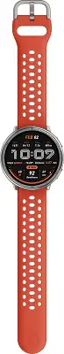 Смарт-часы Amazfit Active 2R A2437 Premium 43.9мм 1.32" AMOLED корп.серебристый рем.черный разм.брасл.:150-210мм (6970100377569)