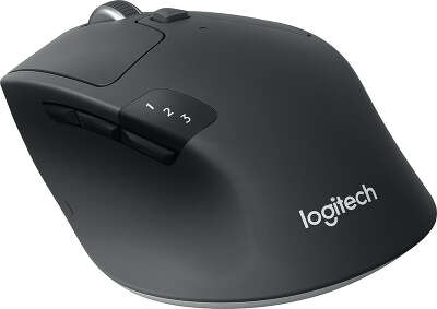 Мышь Logitech M720 Triathlon черный оптическая 1000dpi беспров. BT/Radio USB 6but (910-004791)