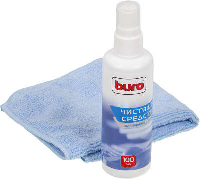 Набор BURO для экранов и оптики (спрей + салфетка)