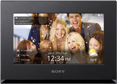 Цифровая фоторамка 7"  Sony  DPF-WA700 Wi-Fi 
