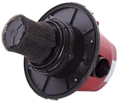 Строительный пылесос RedVerg RD-VC18/U 400Вт (уборка: сухая/сбор воды) черный