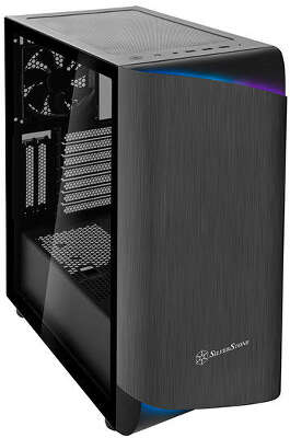 Корпус SilverStone SETA A1, черный/титан, ATX, Без БП (SST-SEA1TB-G)