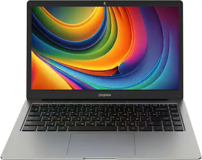 Ноутбук Digma EVE C4800 Celeron N4020 8Gb SSD256Gb Intel UHD Graphics 600 14" IPS FHD (1920x1080) Windows 11 Pro dk.grey WiFi BT Cam 4800mAh (DN14CN-8CXW01)