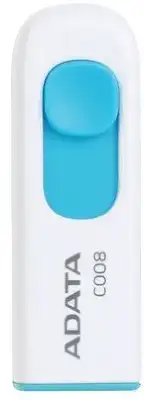 Флеш Диск A-Data 32Gb Classic C008 AC008-32G-RWE USB2.0 белый/синий