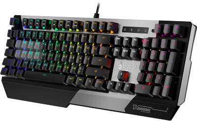Клавиатура A4Tech Bloody B865N механическая серый/черный USB for gamer LED