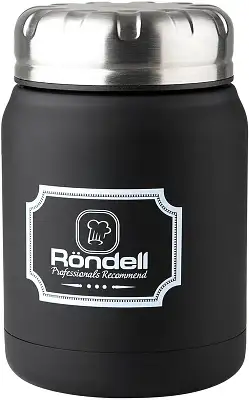 Термос для еды Rondell Picnic RDS-942 0.5л. черный картонная коробка