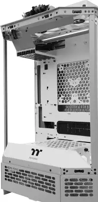 Корпус Thermaltake The Tower 300 Limestone серый без БП mATX 8x120mm 6x140mm 2xUSB3.0 audio bott PSU
