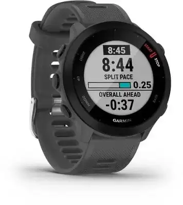 Смарт-часы Garmin Forerunner 55 42мм 1.04" LCD корп.серый рем.серый разм.брасл.:127-220мм (010-02562-13)