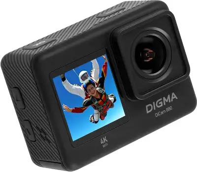 Экшн-камера Digma DiCam 880 черный