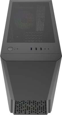 Корпус PowerCase Alisio Micro X2B, черный, mATX, Без БП (CAMIB-L2)