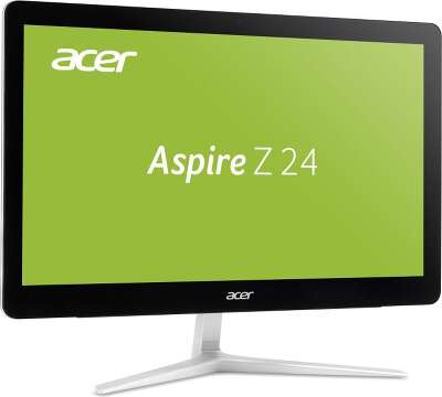 Моноблок Acer Aspire Z24-880 23.8" FHD i3-7100T/8/1000/Multi/WF/BT/Cam/W10,серебристый