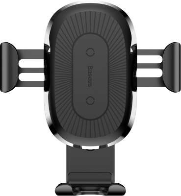 Автодержатель с беспроводной зарядкой Baseus Wireless Gravity (Dashboard type), Black [WXYL-A01]