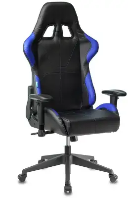Кресло игровое Zombie VIKING 5 AERO черный/синий эко.кожа с подголов. крестов. пластик
