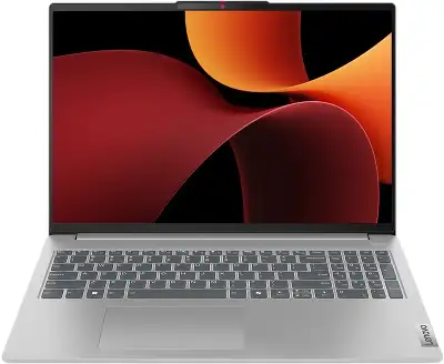 Ноутбук Lenovo IdeaPad Slim 5 16AHP9 Ryzen 7 8845HS 32Gb SSD1Tb AMD Radeon 780M 16" OLED 2K (2048x1280) без ОС l.grey WiFi BT Cam (83DD0021RK)