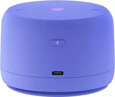 Умная колонка Yandex Станция Лайт 2 без часов Алиса фиолетовый 6W 1.0 BT/Wi-Fi 10м (YNDX-00028VIO)