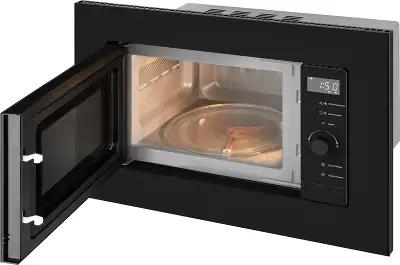 Микроволновая печь Weissgauff HMT-620 BG Grill Matt Edition 20л. 700Вт черный (встраиваемая)