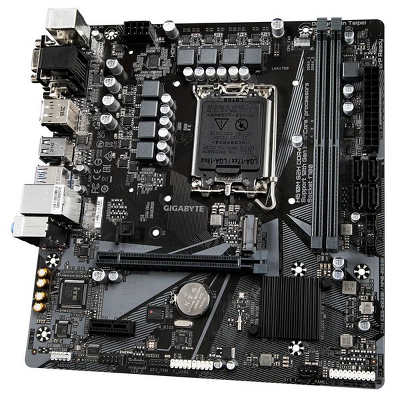 Материнская плата GIGABYTE H610M S2H V3 DDR4, LGA1700, H610, 2*DDR4, 4*SATA, 1*M.2, 2*USB 3.2, 4*USB 2.0, 1*PCIx16, 1*PCIx1, D-Sub+HDMI+2*DP, mATX