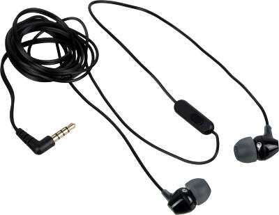 Гарнитура внутриканальные Sony MDR-EX15AP 1.2м черный проводные в ушной раковине