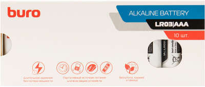 Батарея Buro Alkaline LR03 AAA цена за 1шт
