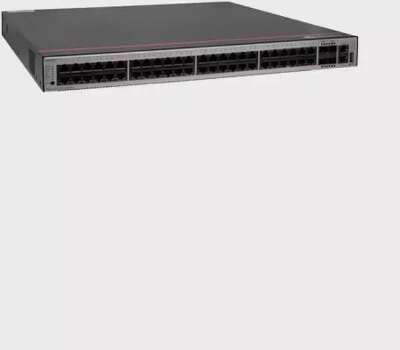 Коммутатор Huawei S5735-S48P4XE-V2 (48*10/100/1000BASE-T ports, 4*10GE SFP+ ports, 2*12GE stack ports, PoE+, with 2x1000W AC&DC, Basic SW)