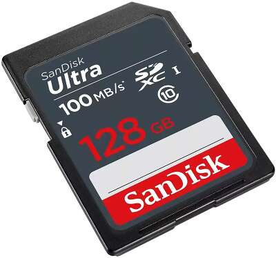 Карта памяти SanDisk Ultra 128GB SDXC Memory Card 100MB/s