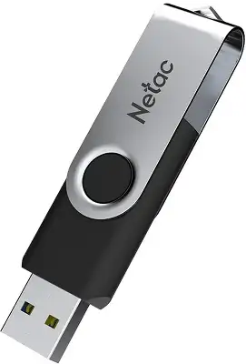 Флеш Диск Netac 32GB U505 NT03U505N-032G-32BK USB3.0 черный/серебристый