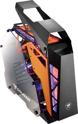 Корпус COUGAR Conquer, разноцветный, ATX, Без БП (385LMR0.0006)