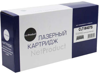 Тонер-картридж NetProduct (N-CLT-M407S) для Samsung CLP-320/320n/325/CLX-3185, M, 1K