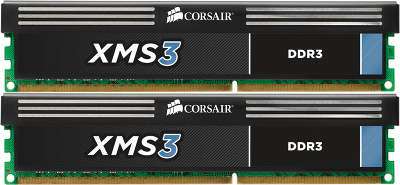 Набор памяти DDR-III DIMM 2*4096Mb DDR1600 Corsair [CMX8GX3M2A1600C9]