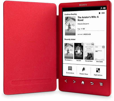 Электронная книга 6" Sony Reader™ PRS-T3, красная