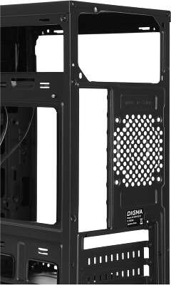 Корпус Digma DC-MATX102-U2, черный, mATX, Без БП (DC-MATX102-U2)