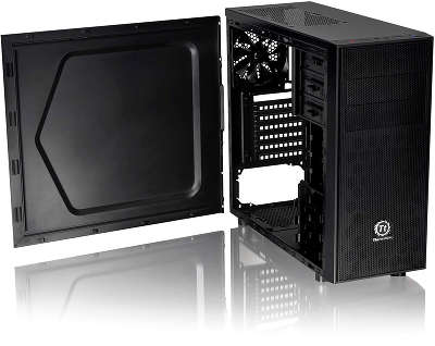 Корпус Thermaltake Versa H24 черный без БП ATX 2x120mm 1xUSB2.0 1xUSB3.0