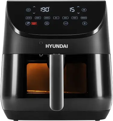 Аэрогриль Hyundai HYF-9090 6.5л 1700Вт черный/черный