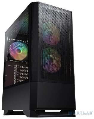 Корпус COUGAR MX430 Mesh RGB, черный, ATX, Без БП (MX430 Mesh RGB)