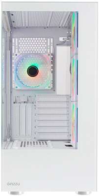 Ginzzu GL790 FAN 12MW6 RGB*4 USB3.0 CRC10 Белый