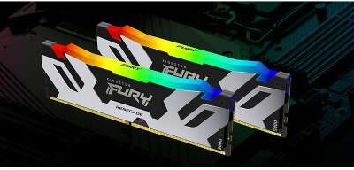 Модуль памяти DDR5 DIMM 32Gb DDR6400 Kingston FURY Renegade RGB (KF564C32RSA-32)
