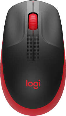 Мышь беспроводная Logitech Wireless Mouse M190 RED USB (910-005908)