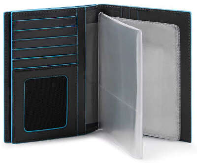 Обложка для документов Piquadro Blue Square PP5246B2R/N черный натур.кожа